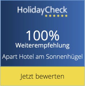 HolidayCheck 100% Weiterempfehlung - Aparthotel am Sonnenhügel